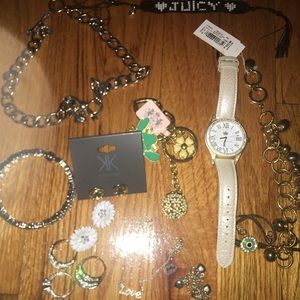 Brand new juicy couture & used jewelry pieces